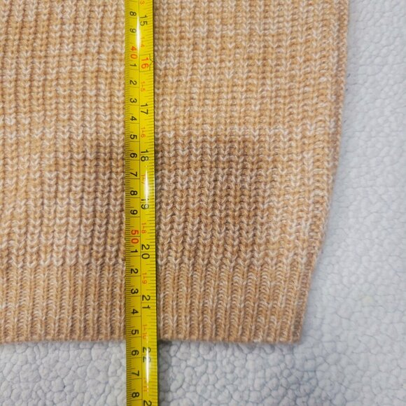 Sanctuary Women's Ribbed Long Sleeve Pullover Tan Marled Sweater - Size XS - Picture 9 of 11